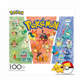 Buffalo 100pc Puzzle - Pokemon - Starter Pokemon-TCG Nerd